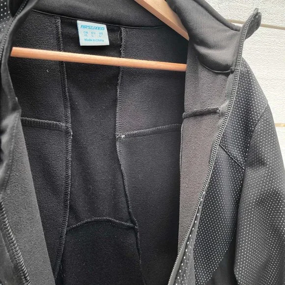 Mens Arsuxeo cycling jacket, black, size Large - Picture 3 of 9